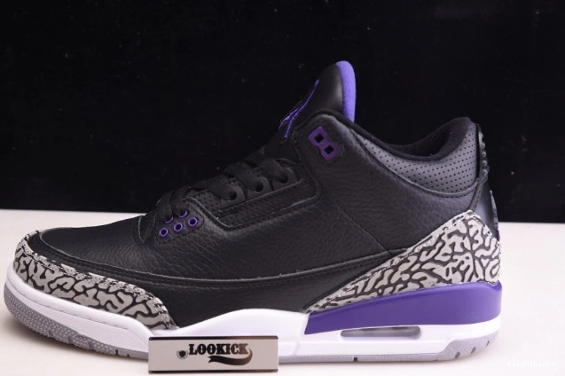 Black Air Retro Court CT8532-050 Purple 3 Jordan 0910